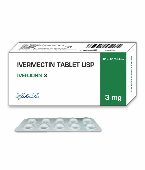 Iverjohn 3mg Tablets