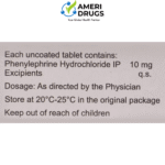 Phenylephrine Hydrochloride Tablets - Image 4